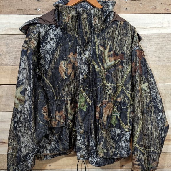 Hodgman Realtree Camo Field Jacket Men’s Large Camouflage Hunting Coat With Hood - Picture 1 of 12